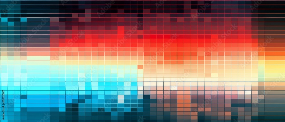 Aufkleber vhs glitch effect background. screen with static noise. old tv pattern colorful