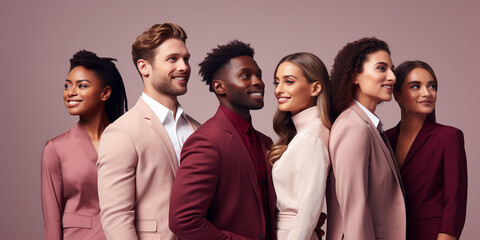 Team building portrait