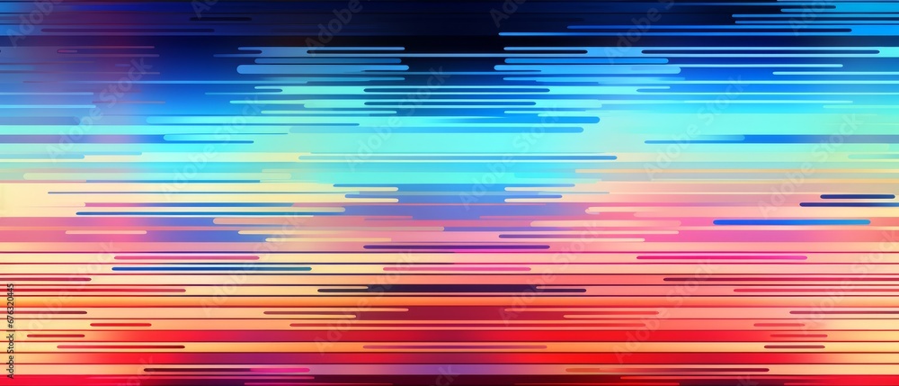 Aufkleber vhs glitch effect background. screen with static noise. old tv pattern colorful