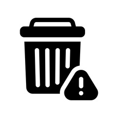 bin glyph icon