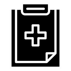 Obraz premium medical history glyph