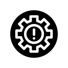 gear glyph icon