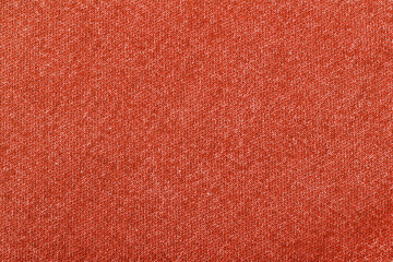 orange color jeans texture, factory fabric on white background