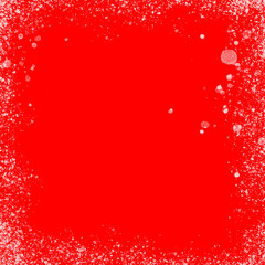 Christmas card, background, red and white, stars, snowflakes.