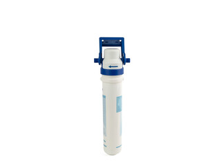 Water purification filter isolated on white background. Water filter on white.