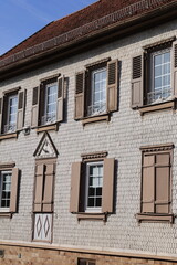Historisches Gebäude im Zentrum der Stadt Viernheim in Hessen
