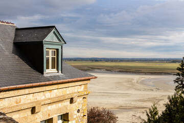 View from Le Mont-Saint-Michel, France
