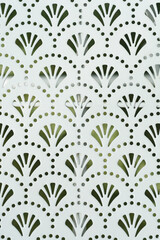 Perforated metal detail