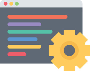 Fototapeta premium design vector image icons code optimization