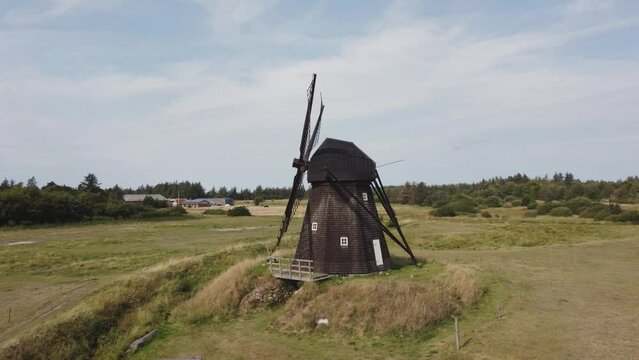 Picturesque Faddersbol Molle, Thisted, Denmark - Drone Orbit
