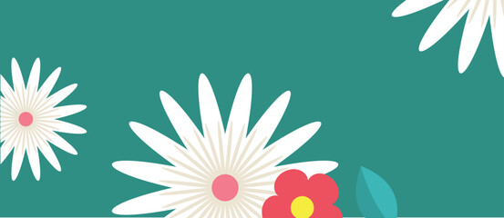 Obraz premium color vector floral pattern. Design for wallpaper, wrapping paper, background, fabric. Vector seamless pattern with decorative climbing flowers.