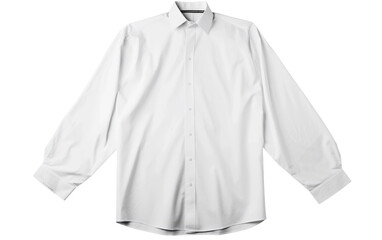 Good Looking Oversized Shirt Isolated on Transparent Background PNG.