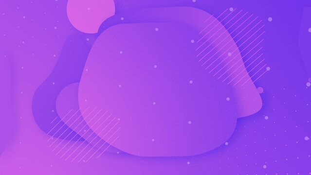 HD Looped liquid purple pink color animation. Pastel violet abstract animated wavy background. Seamless looping light blue magenta curve video wallpaper. Dynamic wave lines. Modern trendy childish BG