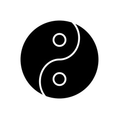 yin yan glyph icon