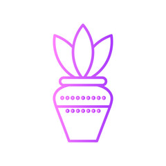 plant gradient icon