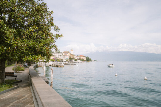Hafen in Gardone Riviera am Gardasee