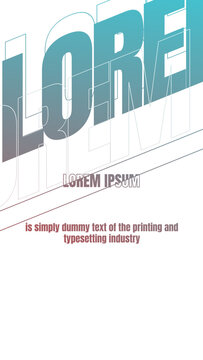 Minimalist Vertical Text Animation