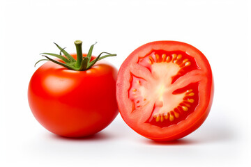 Detailed Tomato Close-Up Imagery