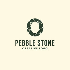 O Stone Pebbles Logo