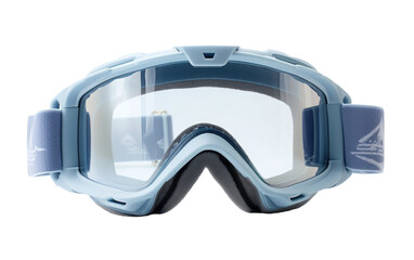 Strong Snow Goggles Isolated On Transparent Background PNG.