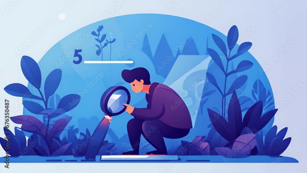 Poster a character desperately searching for the key to unlocking their hidden memories. 2d animation