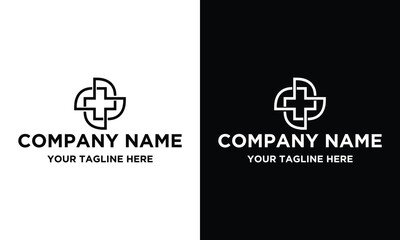 Cross logo design template