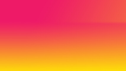Neon Pink and orange and yellow color gradient background. Banner template.