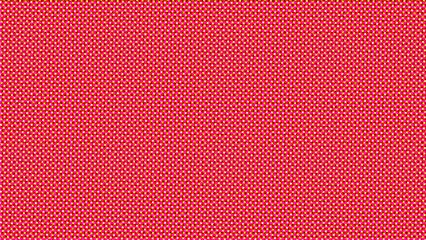 Red color halftone and gradient background.