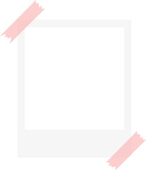 Polaroid Frame Border Design Element Isolated Vector