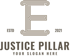 E Justice Pillar Logo