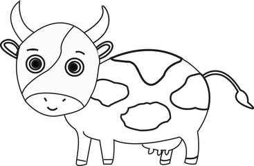 cow cartoon