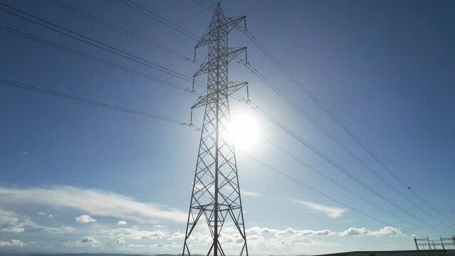 Sky High Wires: Capturing Transmission Lines in Stunning Detail with Drone Videos