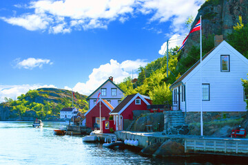Norway. A resort city Kristiansand. The sixth-largest city in Norway.	