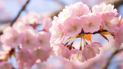 Fototapeta premium Cherry blossom Sakura, japan.