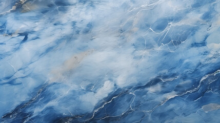 Obraz premium Blue marble texture background, natural breccia marbel tiles for ceramic wall and floor, Emperador premium italian glossy granite slab stone ceramic tile, polished quartz, Quartzite ma. generative AI.