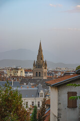 Fototapeta premium Vue de Grenoble, Alpes. 