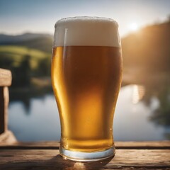 Fresh Beer Background Very Cool