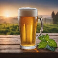 Fresh Beer Background Very Cool