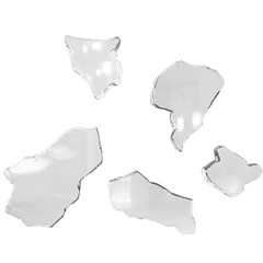 Broken glass texture isolated cracks on a white background. Broken glass png, fragments png. Crack,...