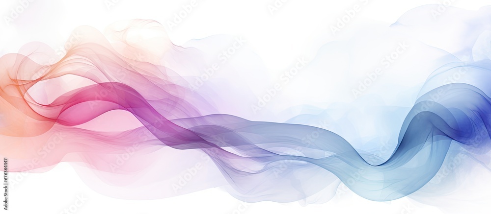 Poster the abstract watercolor design with a white background features a mesmerizing pattern of textured wa