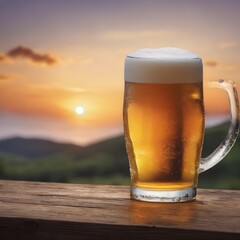 Fresh Beer Background Very Cool