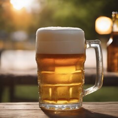 Fresh Beer Background Very Cool