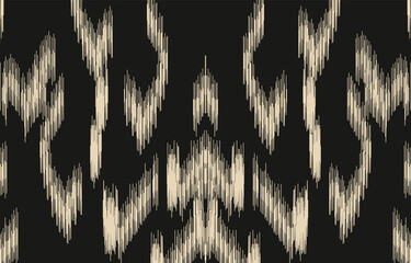 Ethnic abstract ikat art. Aztec ornament print. geometric ethnic pattern seamless  color oriental.  Design for background ,curtain, carpet, wallpaper, clothing, wrapping, Batik, vector illustration.