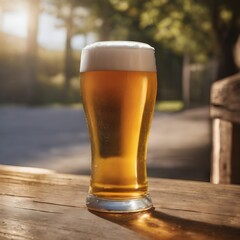 Fresh Beer Background Very Cool