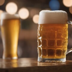 Fresh Beer Background Very Cool