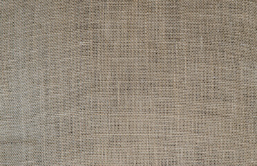 brown burlap fabric texture and background with cloth tablecloth