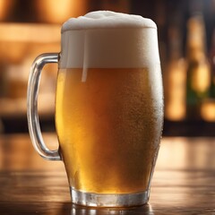 Fresh Beer Background Very Cool