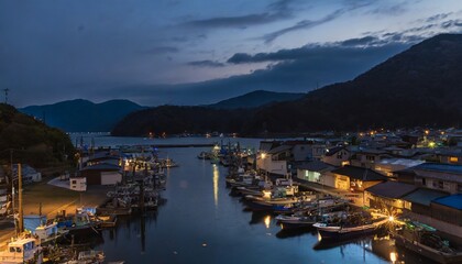 Fototapeta na wymiar 日本の漁村