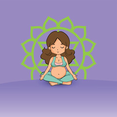 Meditation, heart chakra, legs crossed, woman, praying