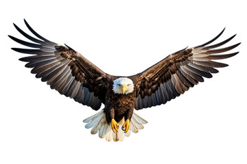 Furious Eagle on Transparent Background, PNG, Generative Ai